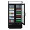 Maxx Cold Double Glass Door Narrow Width Merchandise Refrigerator, Swing Style Door, 39.5 in.W, 36 cu. ft., Black MXM2-36RBHC - alternate 3